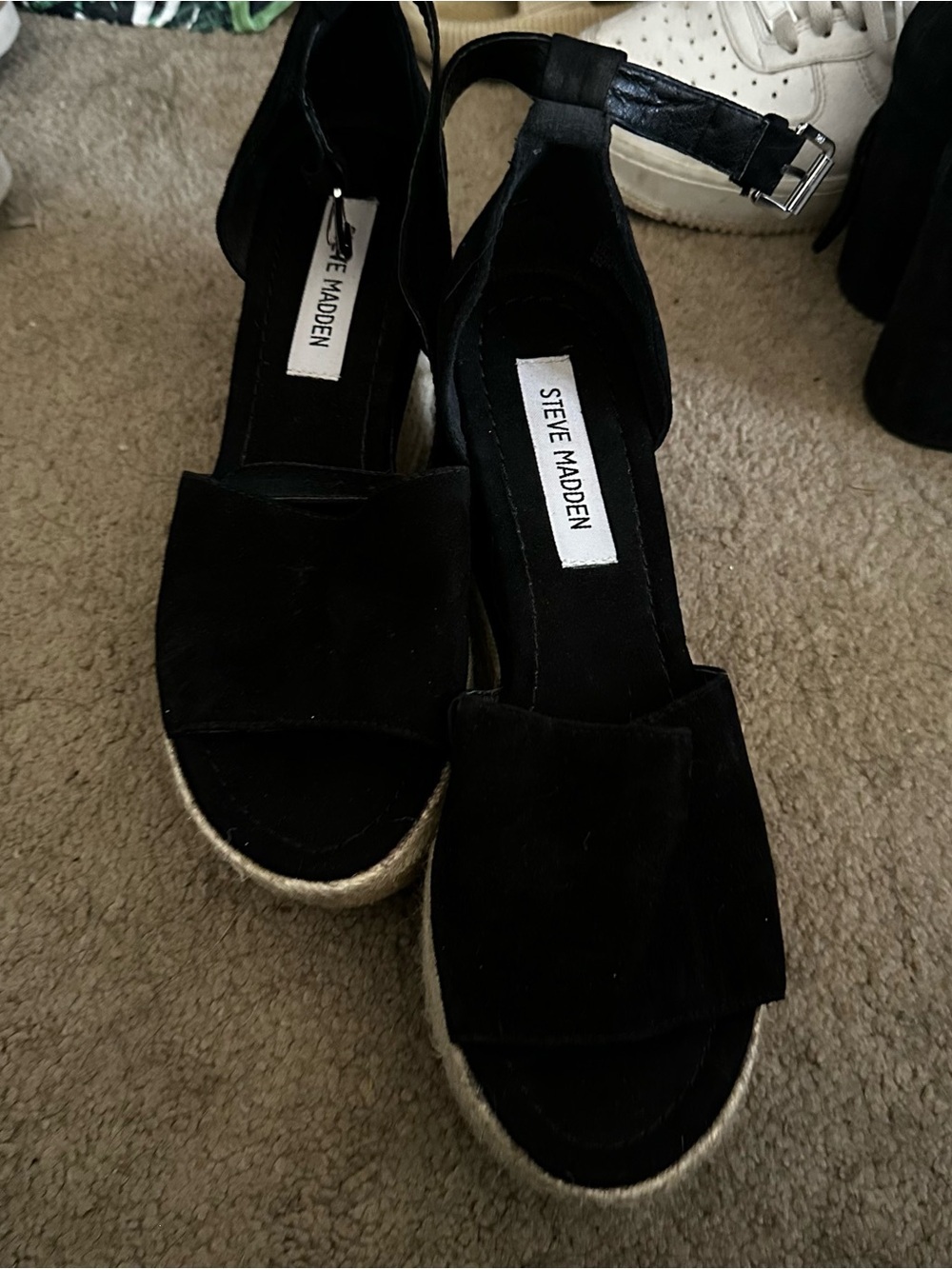Black Espadrille Sandals